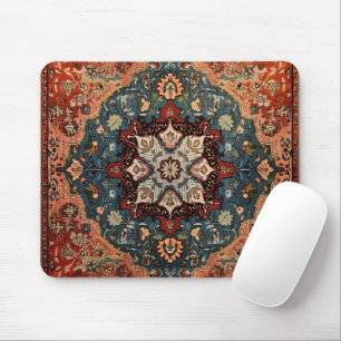Oriental Persian Carpet Snowflake Mouse Mat
