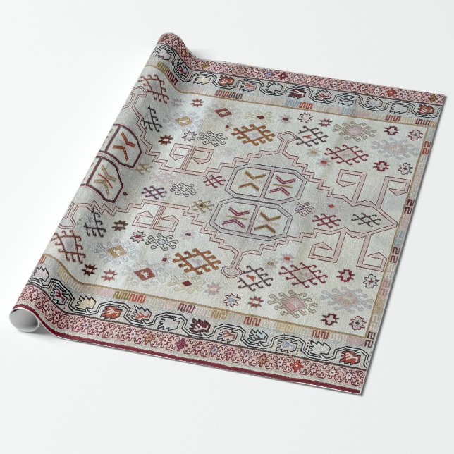 Oriental Persian Pattern Wrapping Paper (Unrolled)