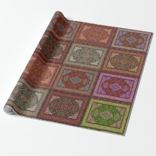 Oriental Persian Rugs Pattern Wrapping Paper