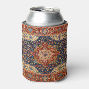 Oriental  Persian Turkish Carpet Pattern Can Cooler