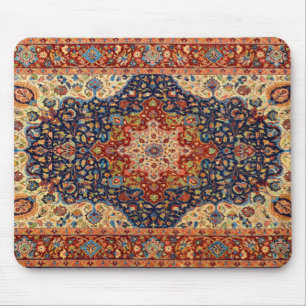 Oriental Persian Turkish Carpet  Pattern Mouse Mat