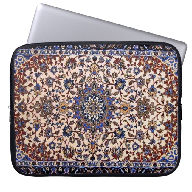 Oriental  Persian Turkish  Carpet Rug Laptop Sleeve (Front)