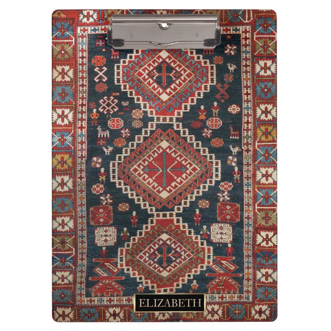 Oriental Persian  Turkish  Karbistan Carpet Clipboard (Front)