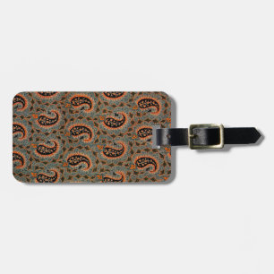 Oriental Persian , Turkish Paisley Pattern Luggage Tag