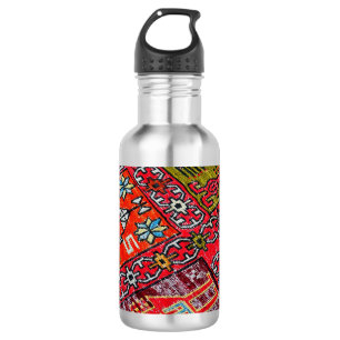Oriental Persian , Turkish Pattern, Carpet 532 Ml Water Bottle