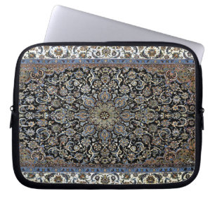 Oriental Persian Turkish Rug Carpet Floral Laptop Sleeve