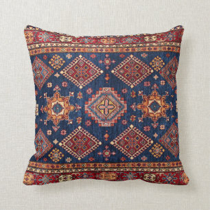 Oriental Persian Turkish Rug Pattern Cushion