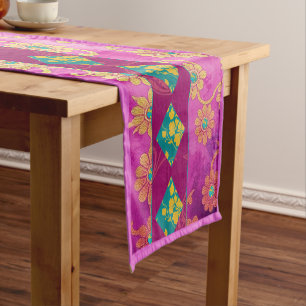 ORIENTAL Pink Turquoise - Tablecloth, Runner