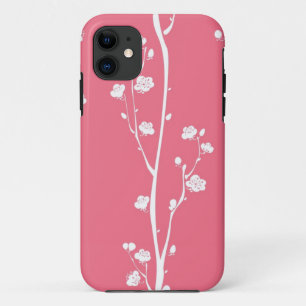 Oriental plum blossom pattern iPhone 11 case