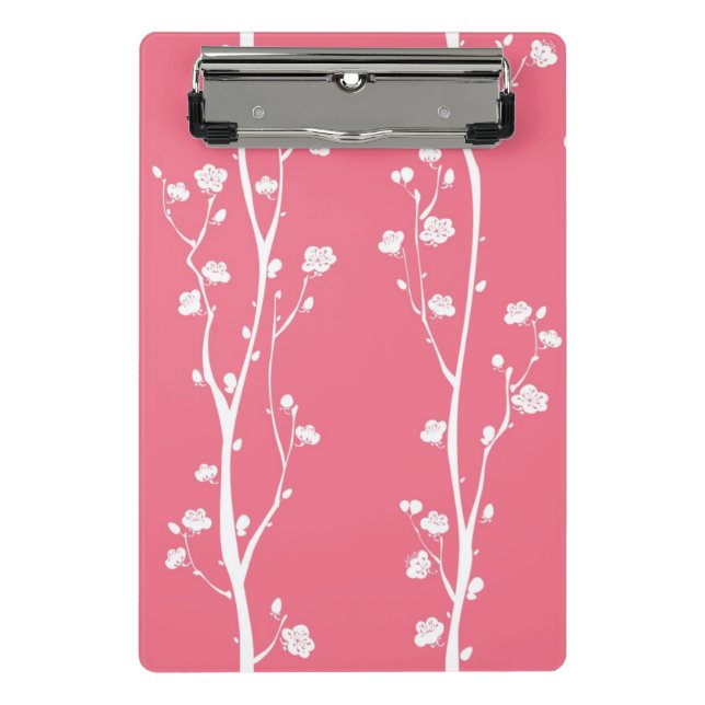 Oriental plum blossom pattern mini clipboard (Front)