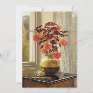 Oriental Poppy and Coleus   Jessica Hayllar