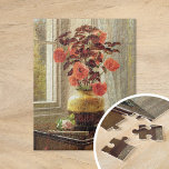 Oriental Poppy and Coleus | Jessica Hayllar Jigsaw Puzzle<br><div class="desc">Oriental Poppy and Coleus in a Cloisonné Vase by British artist and painter Jessica Hayllar. The fine art painting depicts an interior still life with a beautiful floral arrangement in a vase. 

Use the design tools to add custom text or personalise the image.</div>