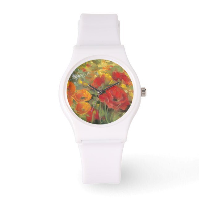 Oriental Poppy Field Watch (Front)
