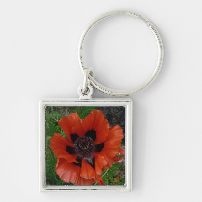 Oriental poppy     key ring (Front)