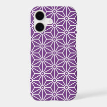 Oriental Purple Ayame Asanoha Japan Oriental Art