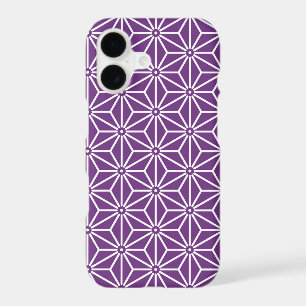 Oriental Purple Ayame Asanoha Japan Oriental Art