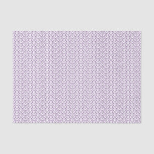 Oriental Purple White Ayame Japan Bishamon Pattern Tissue Paper
