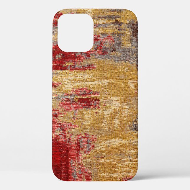 Oriental red-gold carpet texture. Case-Mate iPhone case (Back)