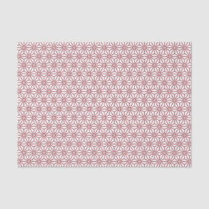 Oriental Red Shinshu Asanoha Japan Pattern Tissue Paper