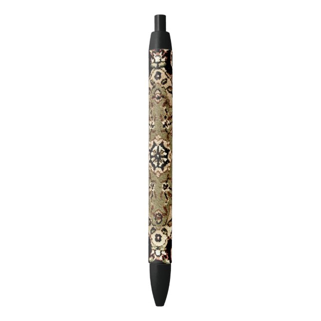 Oriental Rug Black Ink Pen (Front Vertical)