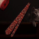 Oriental rug design in  dark red tie<br><div class="desc">Oriental rug design in  dark red. It was edited and applied on this necktie by Alma Wad .Printed both side !Great  ethnic  fashion , boho style gift !</div>