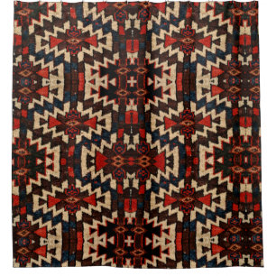 Oriental rug design shower curtain