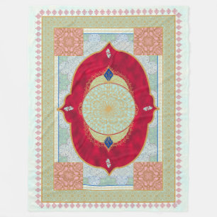 Oriental Rug - Fleece Blanket
