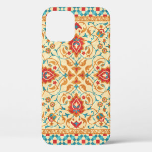 Oriental rug, floral ornamental pattern. iPhone 12 case