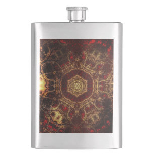 Oriental Rug Hip Flask