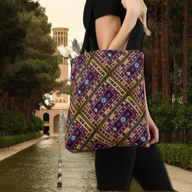 Oriental rug  motifs in autumn colours tote bag (Creator Uploaded)