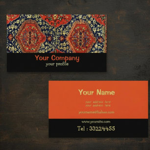 Oriental Rug no3 Business Card