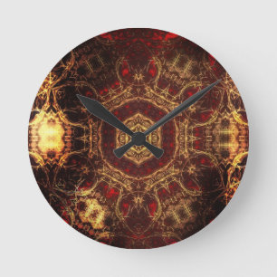 Oriental Rug  Round Clock