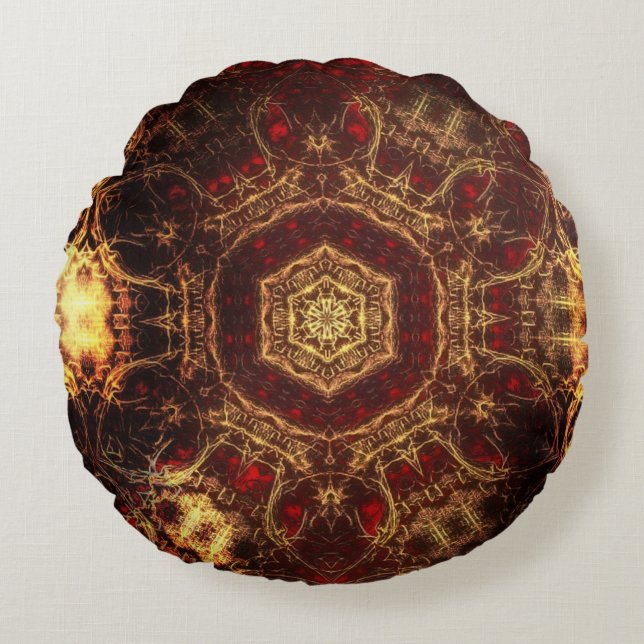 Oriental Rug  Round Cushion (Front)