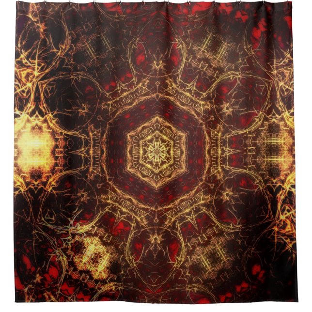 Oriental Rug  Shower Curtain (Front)
