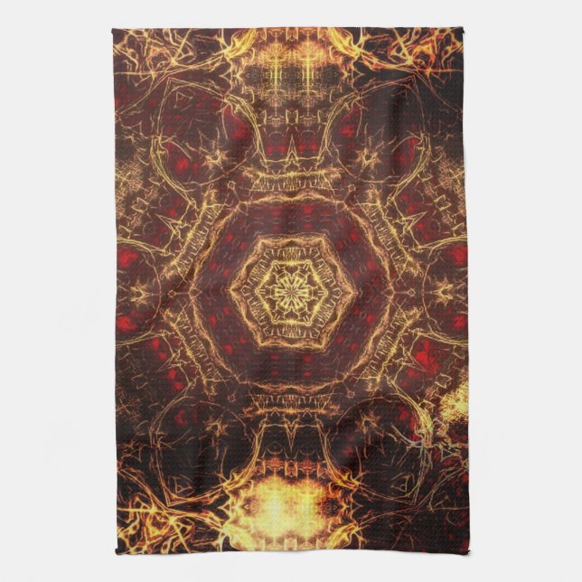 Oriental Rug  Tea Towel (Vertical)