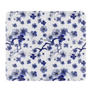 Oriental Sakura Branch Pattern Cutting Board