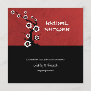 Oriental Sakura Bridal Shower Invitation