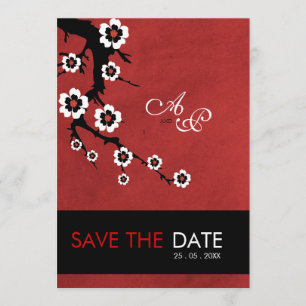 Oriental Sakura Wedding Invitation