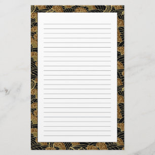 Oriental Sea Dragon Pattern Stationery