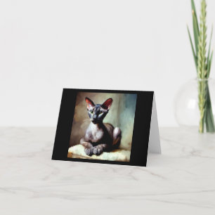 Oriental Shorthair Cat  Card