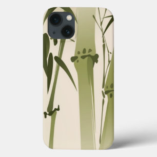 Oriental style painting, bamboo branches 2 iPhone 13 case
