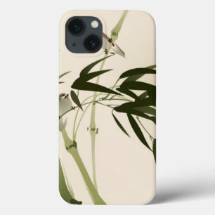 Oriental style painting, bamboo branches iPhone 13 case