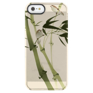 Oriental style painting, bamboo branches clear iPhone SE/5/5s case