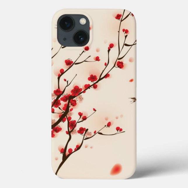 Oriental style painting, plum blossom in spring 2 Case-Mate iPhone case (Back)