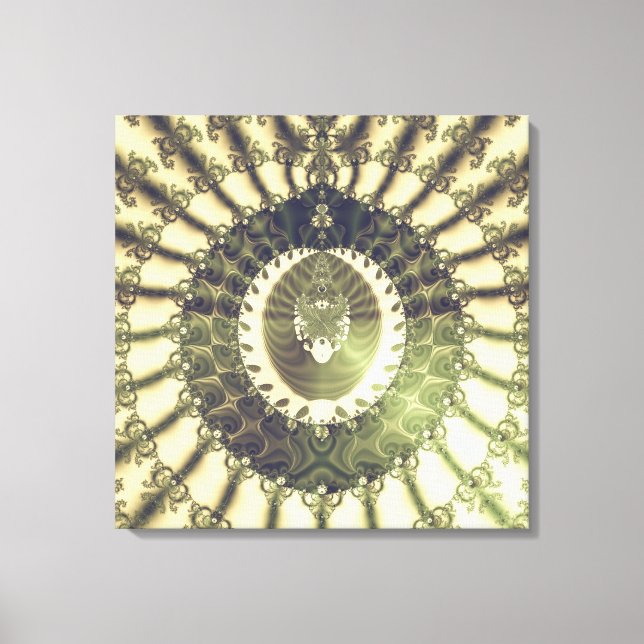 Oriental Sun Canvas Print (Front)