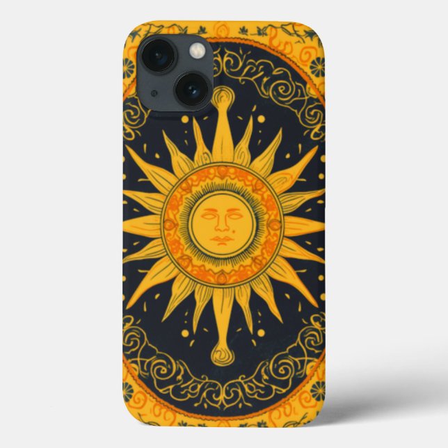 Oriental Sun Symbol Case-Mate iPhone Case (Back)