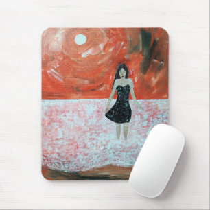 Oriental Sunset Painting by Alfred Fox Mouse Mat