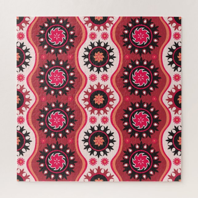 Oriental Traditional: Seamless Ornament Design. Jigsaw Puzzle (Vertical)