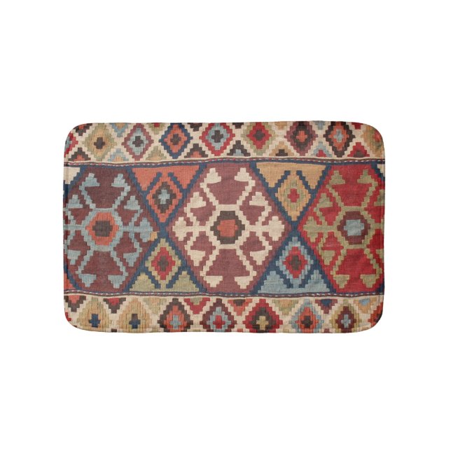 Oriental Turkish  Carpet Bath Mat (Front)