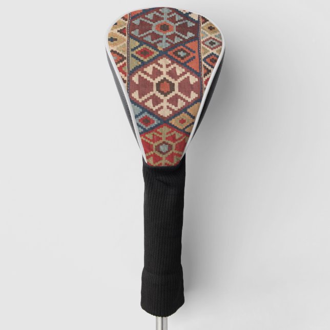 Oriental Turkish Carpet Golf Head Cover (Front)